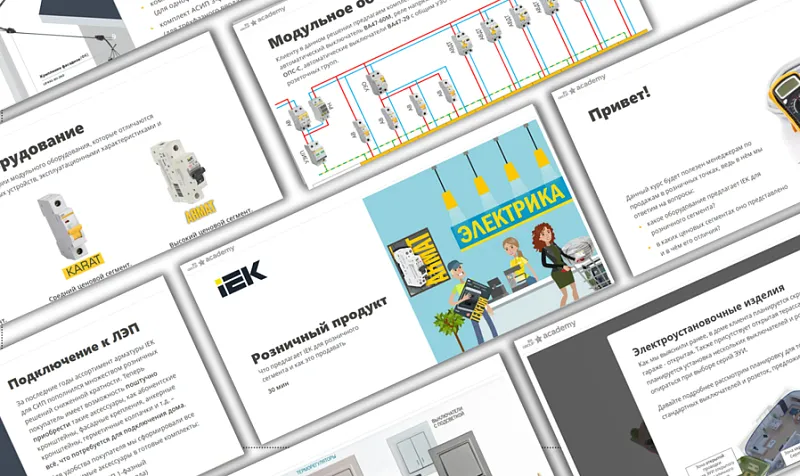 0009 Розничный продукт IEK (Базовый курс)
