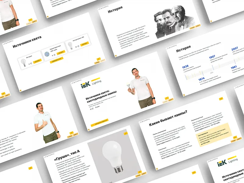 1011 Светодиодные лампы IEK