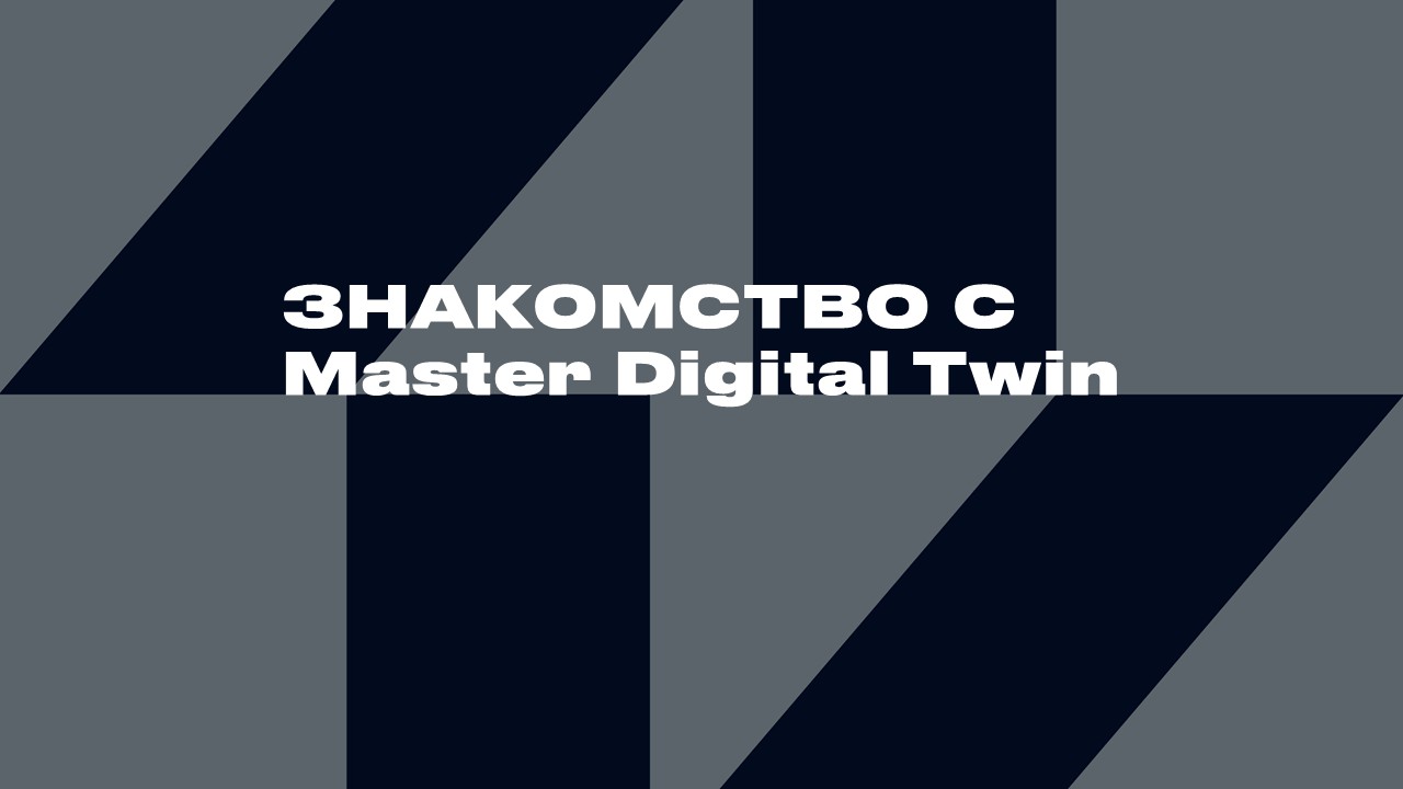 3525. Знакомство с Master Digital Twin
