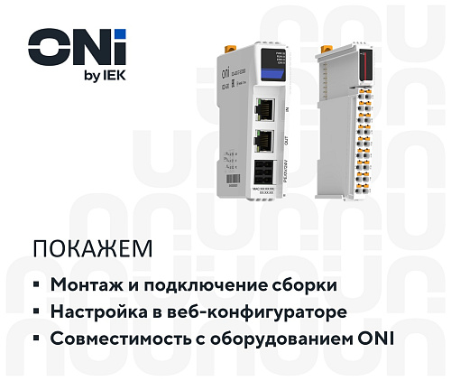 Настройка и подключение системы удаленного ввода-вывода IOD-430